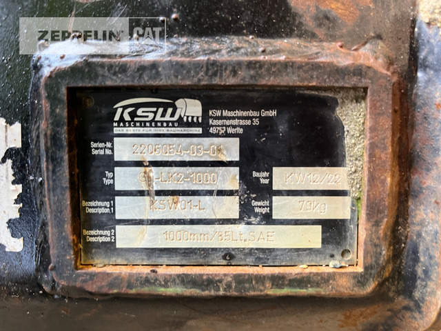 Komponenten GL1000 MS01 - Ekskavatoriaus kaušas - Statybinė technika: foto 3 Komponenten GL1000 MS01 - Ekskavatoriaus kaušas - Statybinė technika: foto 3
