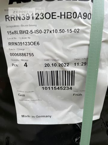 Komponenten WL25 Reifen 27x10.5 - Padanga - Statybinė technika: foto 3 Komponenten WL25 Reifen 27x10.5 - Padanga - Statybinė technika: foto 3
