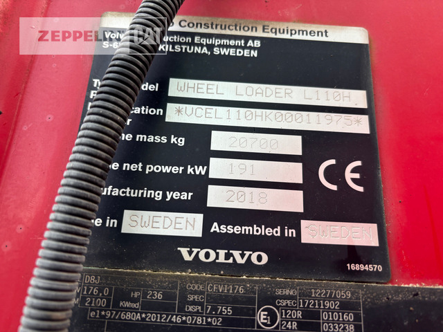 Volvo L110H - Ratinis krautuvas: foto 2 Volvo L110H - Ratinis krautuvas: foto 2