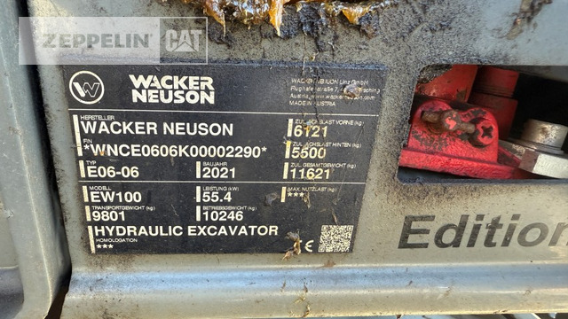 Wacker EW100 - Ratinis ekskavatorius: foto 5 Wacker EW100 - Ratinis ekskavatorius: foto 5
