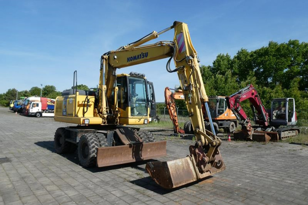 KOMATSU HANOMAG Mobilbagger PW140-7 Mobilbagger - Ratinis ekskavatorius: foto 1 KOMATSU HANOMAG Mobilbagger PW140-7 Mobilbagger - Ratinis ekskavatorius: foto 1