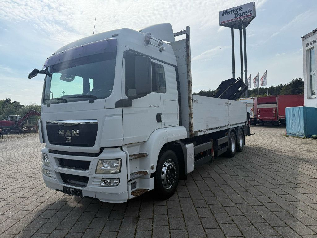 MAN TG-S 26.440 6x4 Pritsche Heckkran PK 27002+Funk - Sunkvežimis su kranu: foto 1 MAN TG-S 26.440 6x4 Pritsche Heckkran PK 27002+Funk - Sunkvežimis su kranu: foto 1
