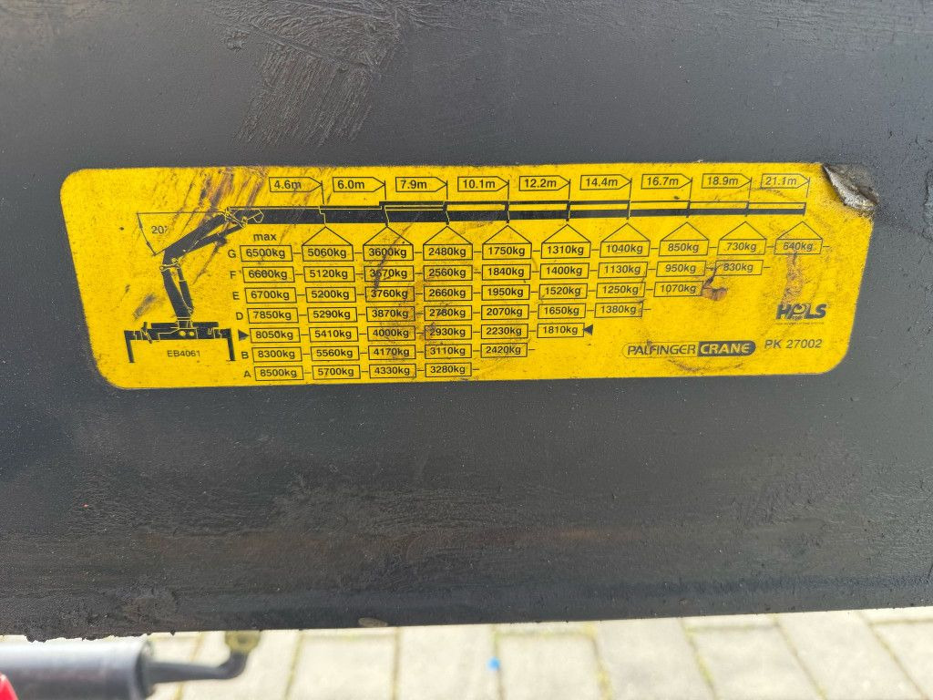 Platforminis/ Bortinis sunkvežimis, Sunkvežimis su kranu MAN TG-S 26.440 6x4 Pritsche Heckkran PK 27002+Funk: foto 9