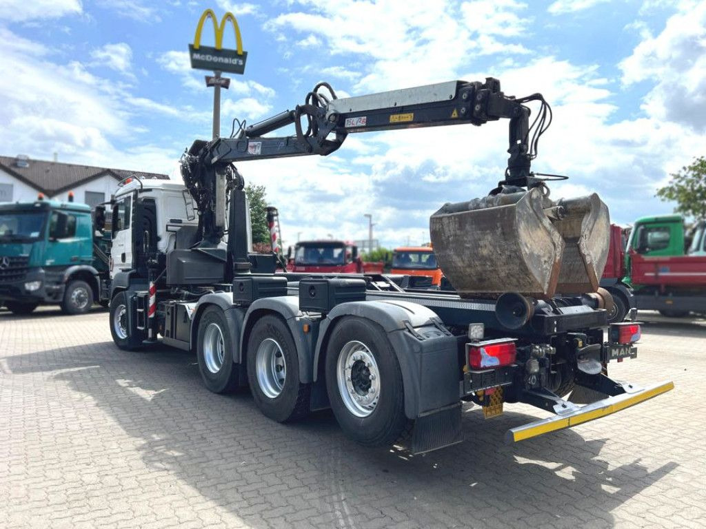 MAN TG-S 35.480 8x4 BL Abrollkipper mit Kran Penz-15 - Sunkvežimis su kranu: foto 4 MAN TG-S 35.480 8x4 BL Abrollkipper mit Kran Penz-15 - Sunkvežimis su kranu: foto 4