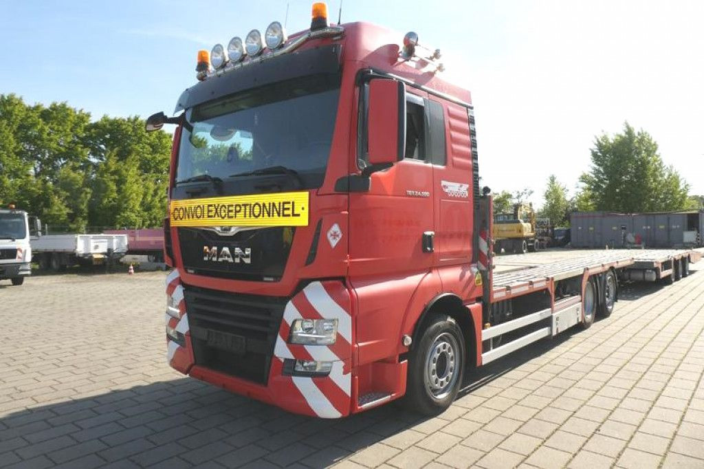 MAN TG-X 24.500 6x2-4 LL-U Pritsche Maschinentranspo - Platforminis/ Bortinis sunkvežimis: foto 2 MAN TG-X 24.500 6x2-4 LL-U Pritsche Maschinentranspo - Platforminis/ Bortinis sunkvežimis: foto 2