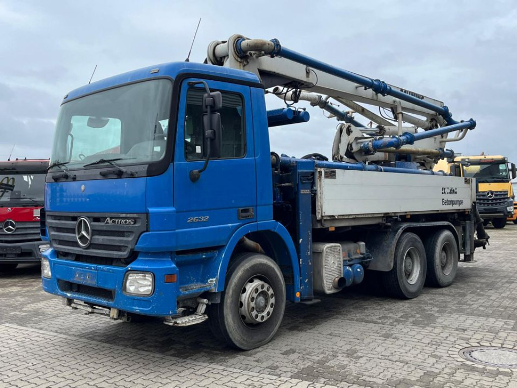 MERCEDES-BENZ Actros 2632 6x4 Betonpumpe Schwing 24m - Betono siurblys: foto 1 MERCEDES-BENZ Actros 2632 6x4 Betonpumpe Schwing 24m - Betono siurblys: foto 1