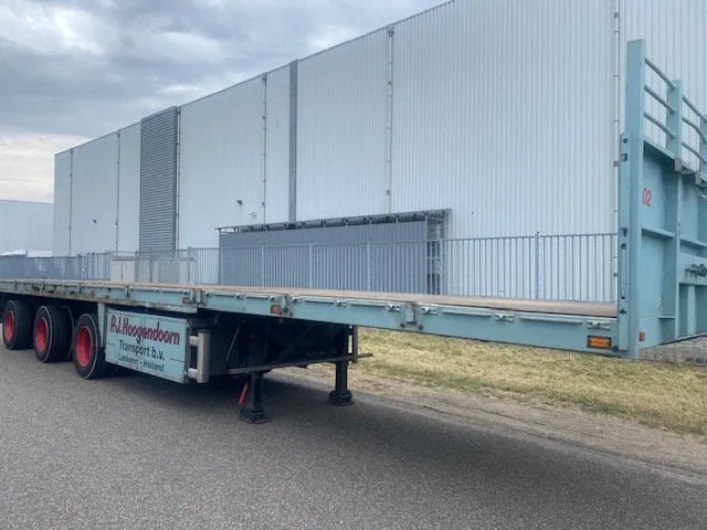 Floor open oplegger 3 asser uitschuifbaar, 2 x stuur, 1 x liftas - Platforminė/ Bortinė puspriekabė: foto 2 Floor open oplegger 3 asser uitschuifbaar, 2 x stuur, 1 x liftas - Platforminė/ Bortinė puspriekabė: foto 2