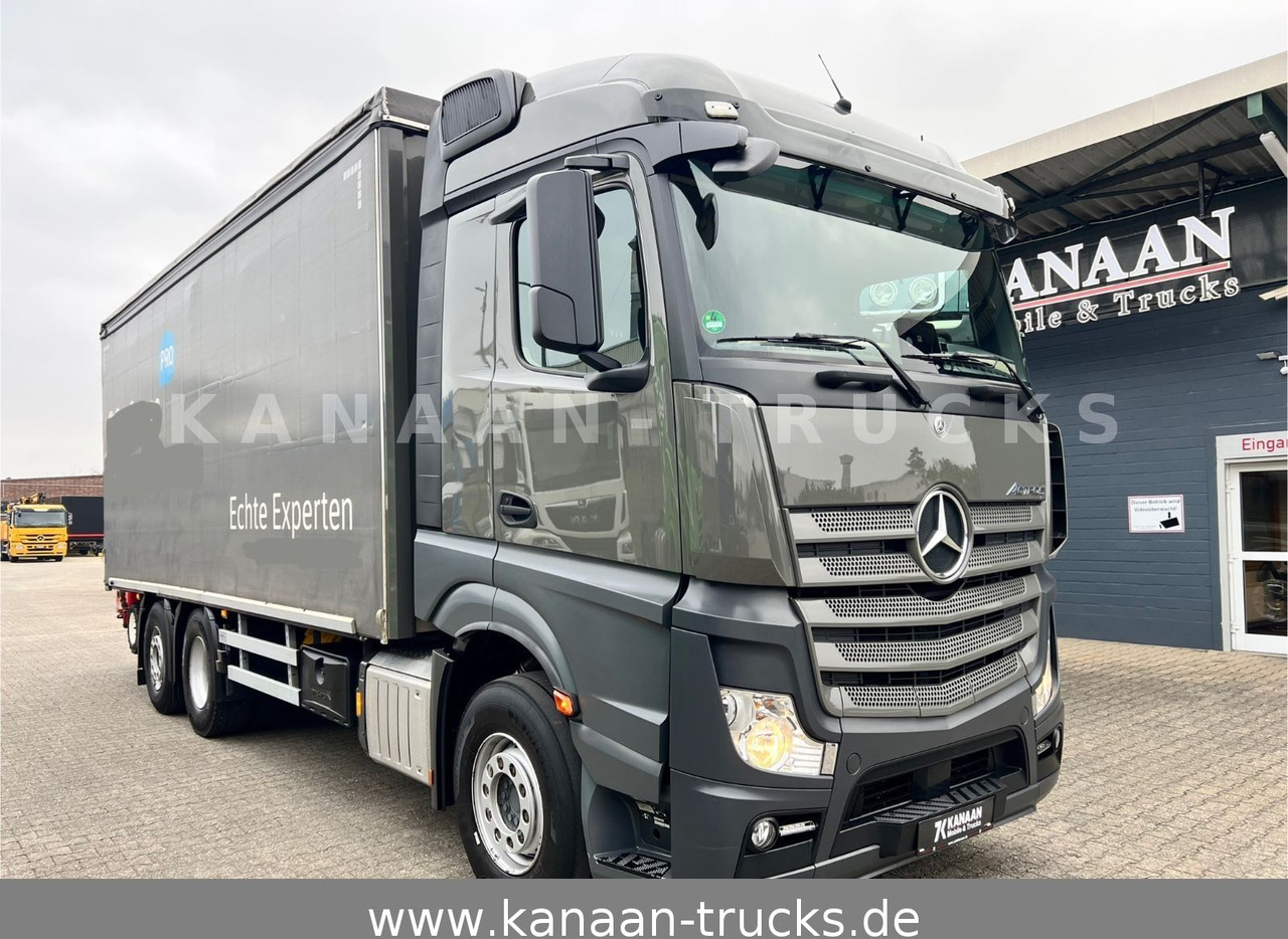 Mercedes-Benz 2548 Actros 6x2 Pritsche Moffet Mitnahme stapler - Sunkvežimis su kranu: foto 1 Mercedes-Benz 2548 Actros 6x2 Pritsche Moffet Mitnahme stapler - Sunkvežimis su kranu: foto 1