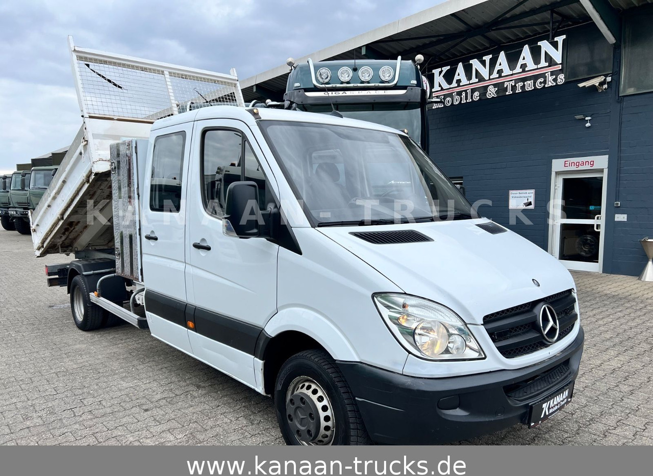Mercedes-Benz 513 CDI Sprinter KLIMA DoKa Kipper 7-Sitzer EEV - Mažas savivartis, Komercinis automobilis su dviguba kabina: foto 1 Mercedes-Benz 513 CDI Sprinter KLIMA DoKa Kipper 7-Sitzer EEV - Mažas savivartis, Komercinis automobilis su dviguba kabina: foto 1